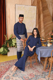 The Tanah Men Baju Melayu - Navy Blue