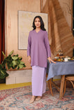 The Tanah Women Gaya Kurung Blouse - Purple