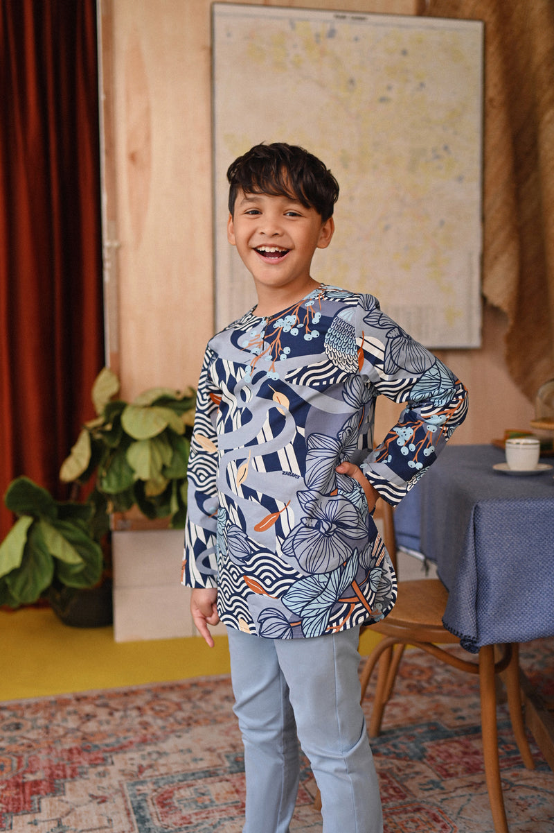 Boy Kurta bercorak