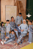 The Tanah Men Baju Melayu - Light Pigeon Blue