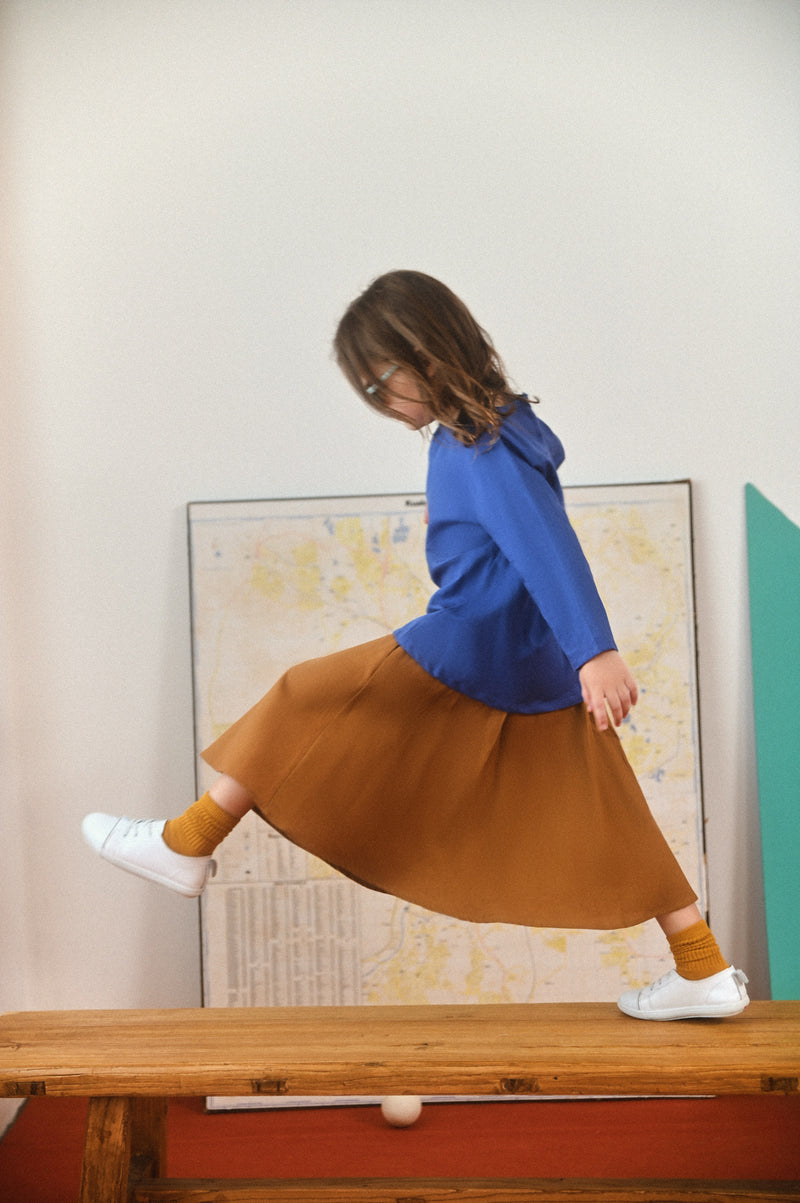 The Champions Cheers Skirt - Burnt Caramel