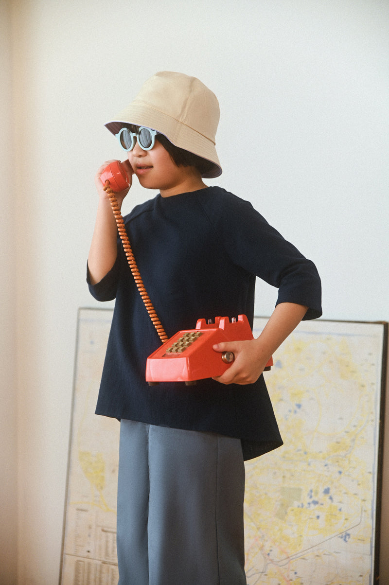 The Champions Raglan Blouse - Navy