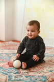 The Dulu Kita Babies Kurta - Kita Black Checked