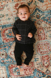 The Dulu Kita Babies Kurta - Kita Black Checked