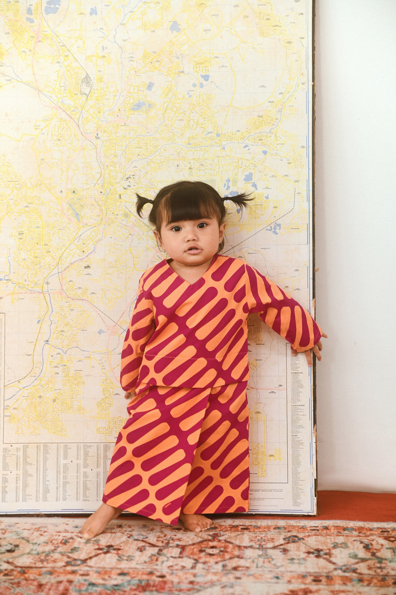 The Dulu Kita Babies Kurung - Good Vibes