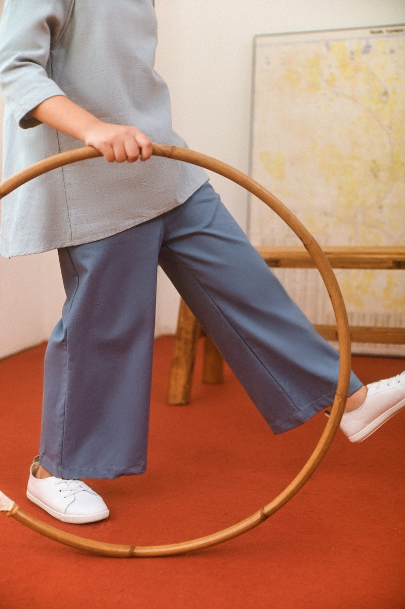 The Everyday Palazzo - Light Pigeon Blue