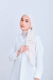 The Glow Women Scallop Shawl - Beige Jacquard