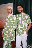 The Congkak Men Batik Shirt - Sprout