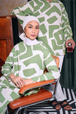 The Congkak Women Folded Skirt - Sprout