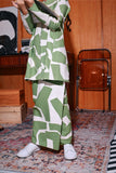 The Congkak Folded Skirt - Sprout