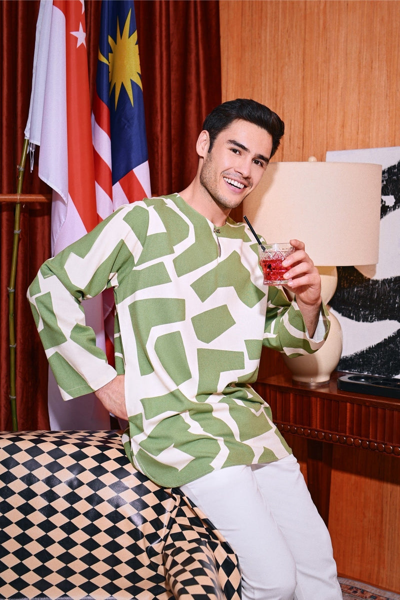 The Congkak Men Kurta - Sprout