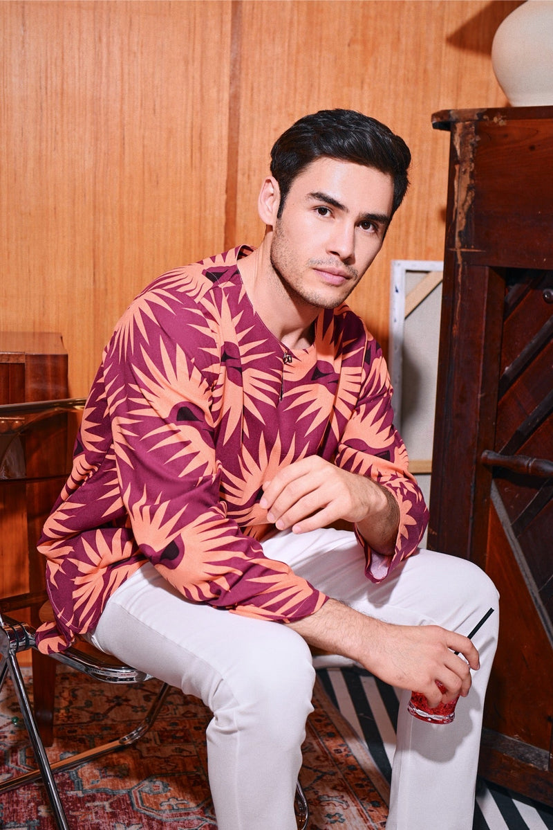 The Congkak Men Kurta - Edge