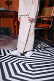 The Congkak Folded Skirt - Khaki