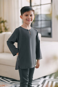 The Caya Kurta - Steel Grey