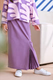 The Maraton Pleats Skirt - Purple