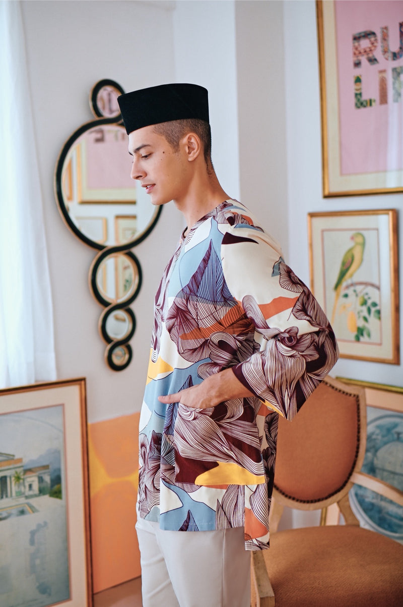 The Narik Men Pockets Kurta - Lindung