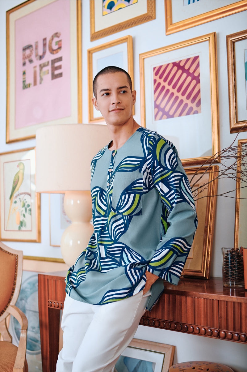 The Narik Men Placket Kurta - Gabung