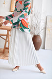 The Rehati Women Sun-Pleats Skirt - White