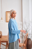 The Rehati Women Modest Blouse - Siang Checked