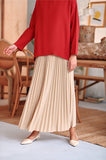 The Rehati Women Sun-Pleats Skirt - Khaki