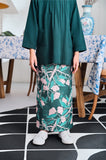 The Evergreen Jacquard Skirt - Emerald Summer