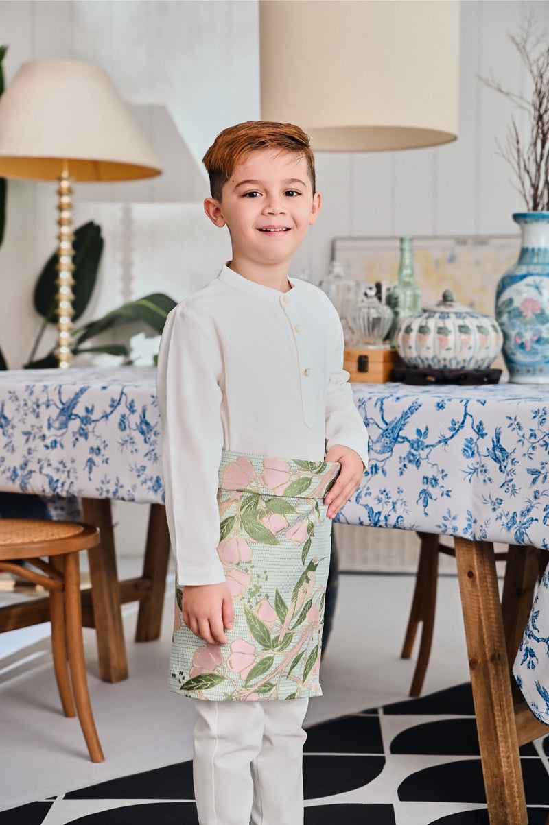 baju melayu warna putih 