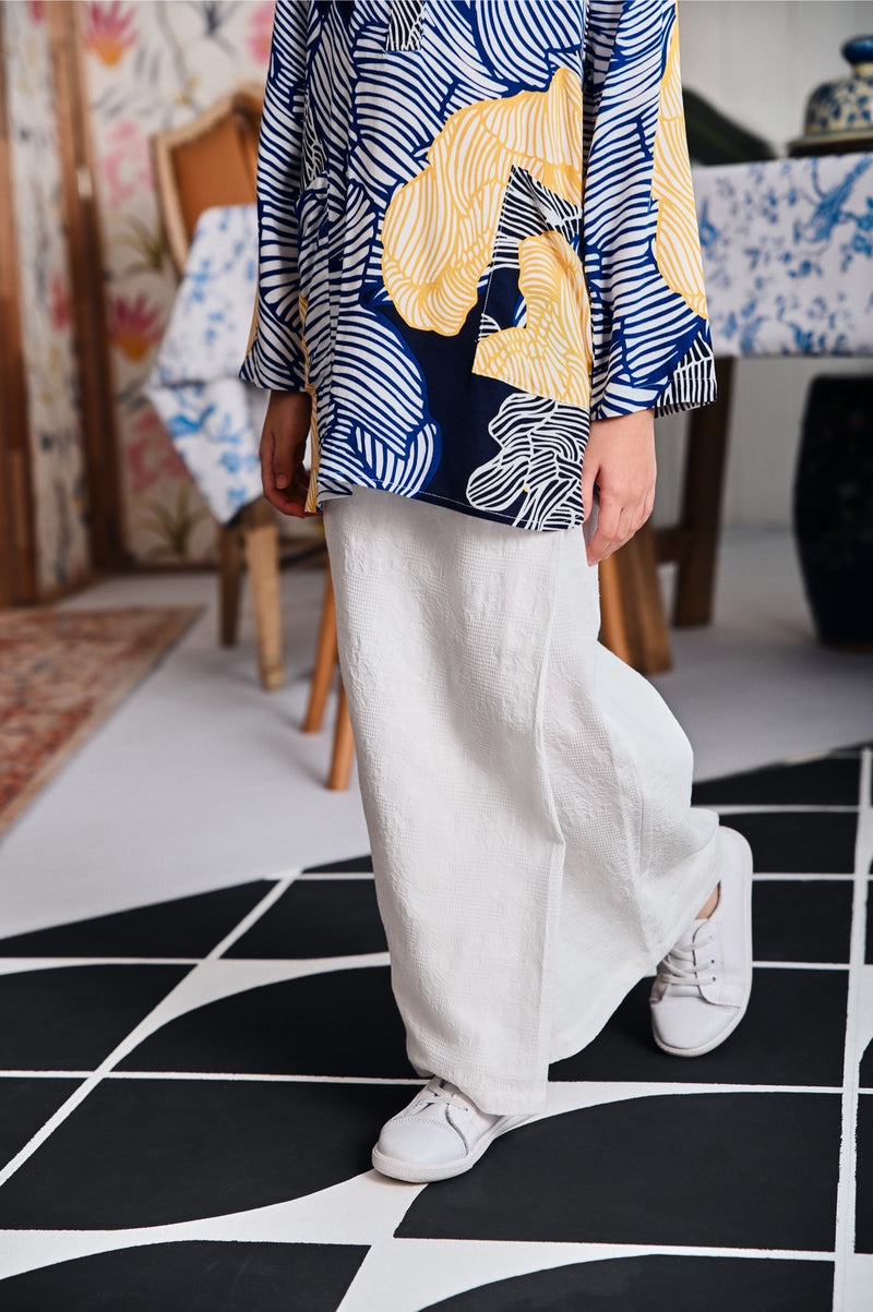 kain kanak kanak warna putih 