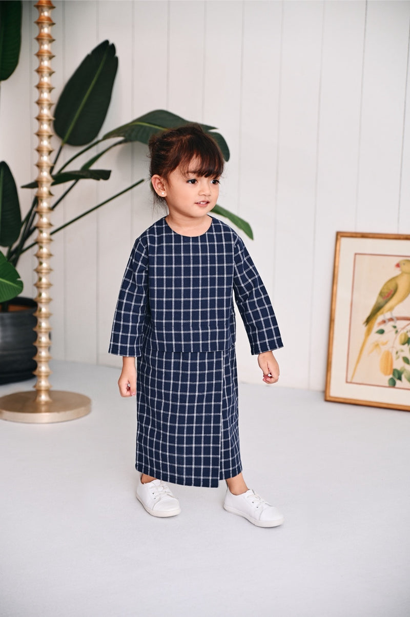 The Rehati Babies Kurung - Petang Checked
