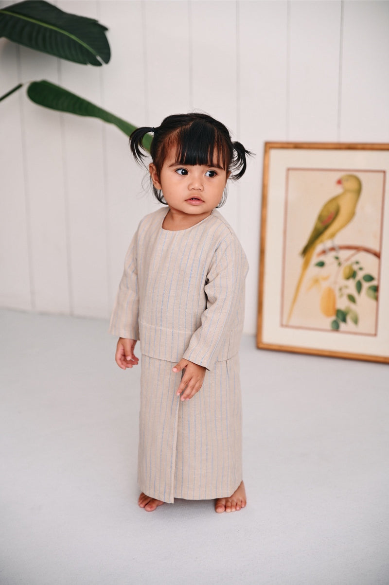The Narik Babies Kurung - Premier Beige
