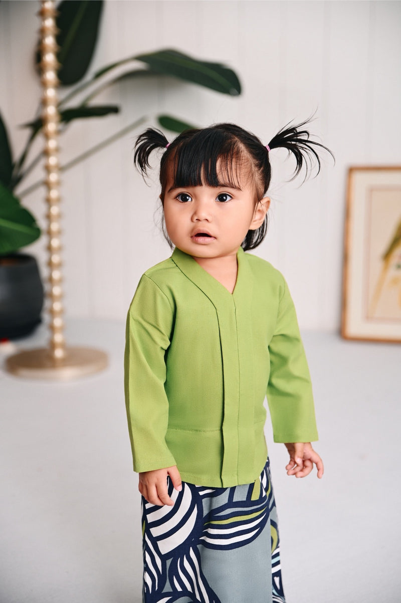 The Narik Babies Kebaya - Lime Green