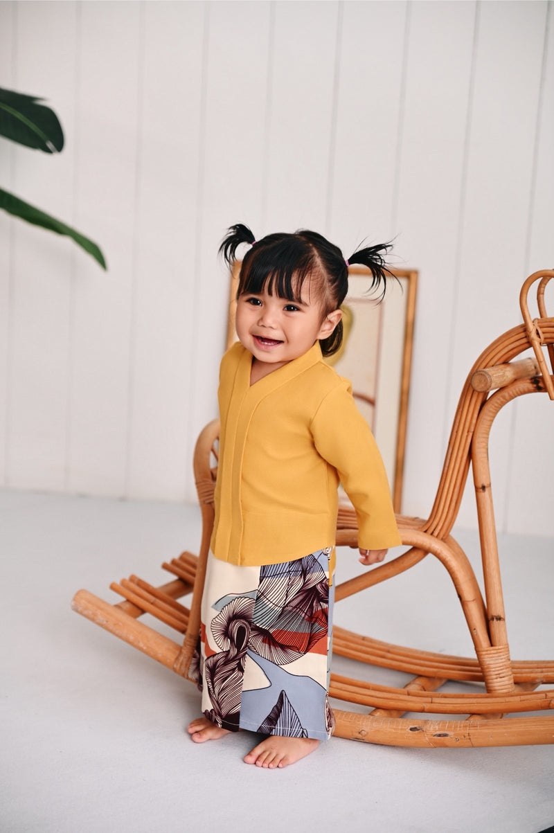 The Narik Babies Kebaya - Dijon Mustard