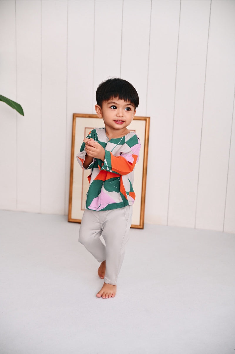 kurta bercorak floral bayi 