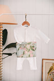 The Evergreen Babies Baju Melayu Jumpsuit - White