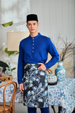 The Evergreen Men Baju Melayu Top - Classic Blue