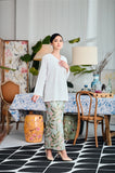 The Evergreen Women Jacquard Skirt - Tiffany Spring