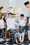 The Evergreen Baju Melayu Top - White