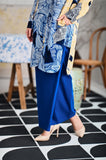 The Evergreen Women Folded Skirt - Classic Blue