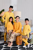 The Evergreen Kurung Kedah Top - Mustard