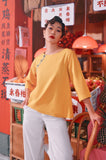 The Chinatown Women Mandarin Blouse - Dijon Mustard