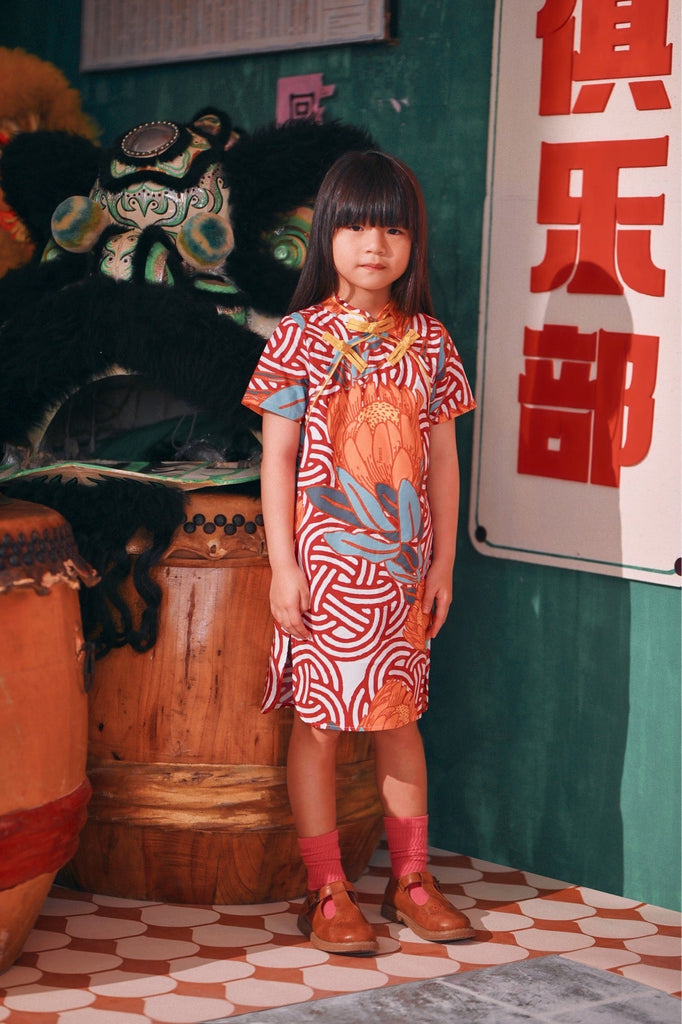 The Chinatown Cheongsam Dress - Bloom