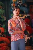 The Chinatown Women Mandarin Blouse - Bloom