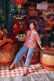 The Chinatown Women Mandarin Blouse - Bloom