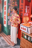 The Chinatown Women Mandarin Blouse - Rich