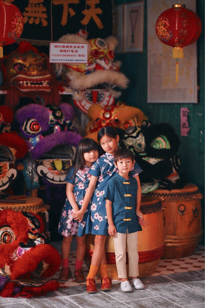 The Chinatown Cheongsam Dress - Blossom
