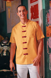 The Chinatown Men Oriental Shirt - Dijon Mustard