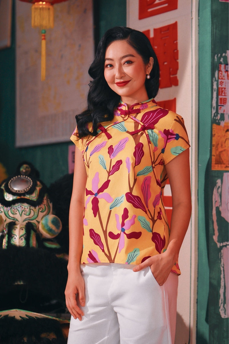 The Chinatown Women Cheongsam Top - Rich
