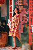 The Chinatown Women Blossom Dress - Rich