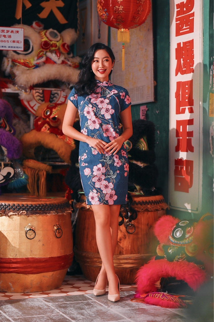 The Chinatown Women Cheongsam Dress - Blossom POKOKS.COM The Chinatown Women Cheongsam Dress - Blossom POKOKS.COM