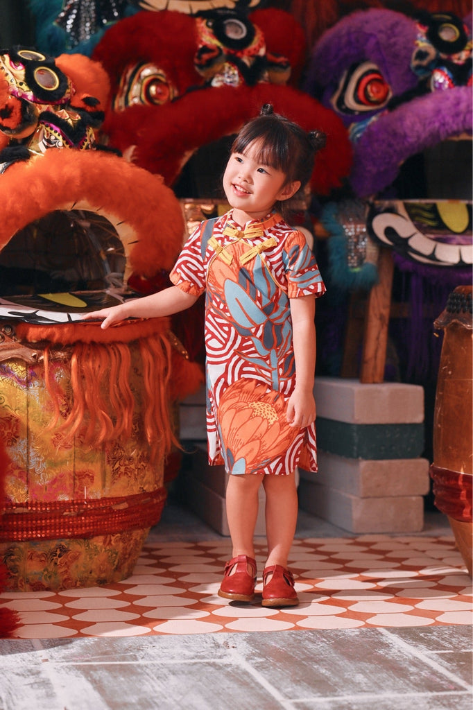 The Chinatown Cheongsam Dress - Bloom