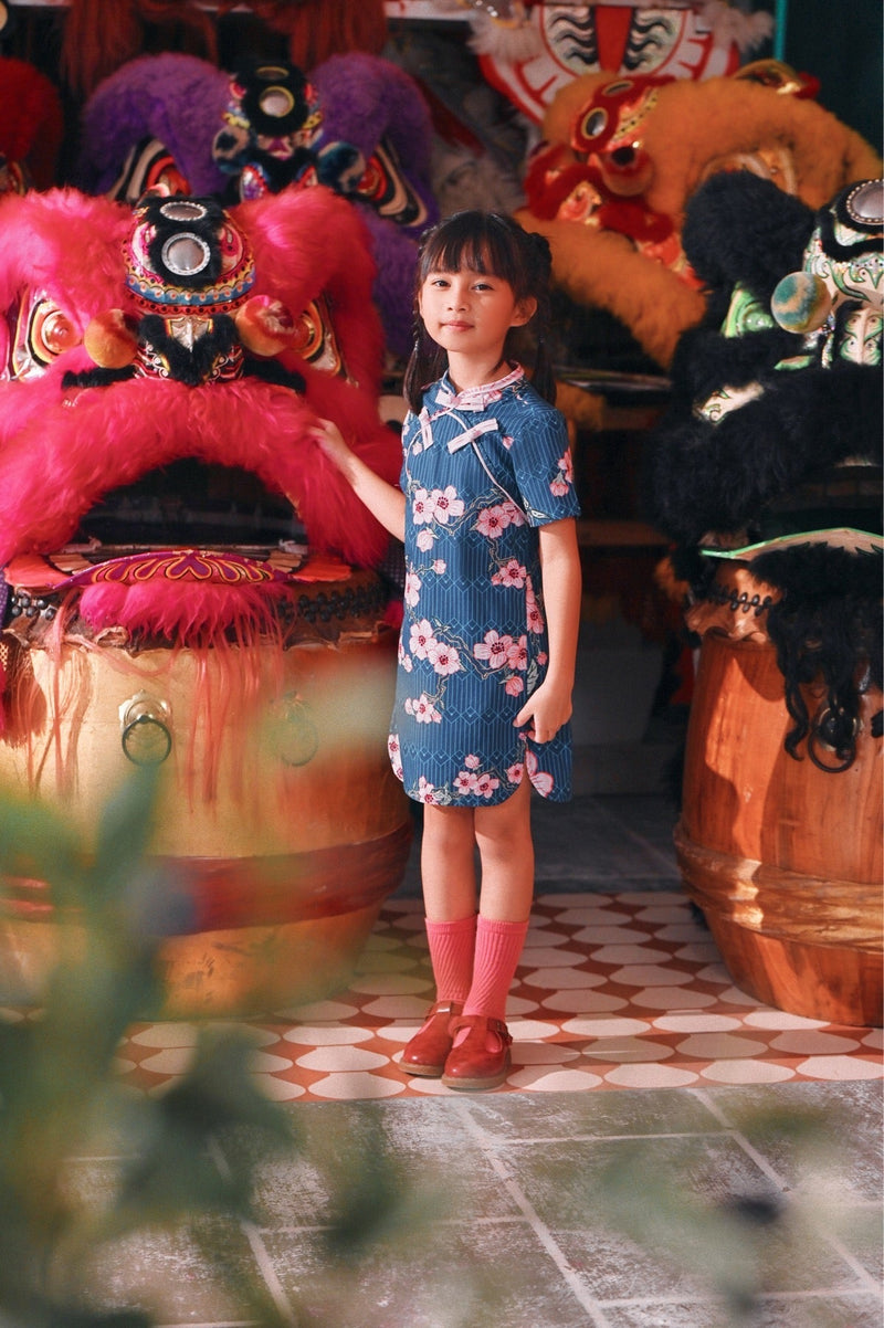 The Chinatown Cheongsam Dress - Blossom